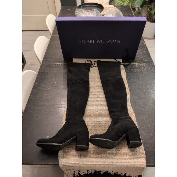 Stuart Weitzman Tieland Over-The-Knee Suede Boots Women's Size 6M W/ Box!! - Picture 2 of 16